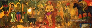 Faa Iheihe Paul Gauguin Tihatian Peinture à l'huile